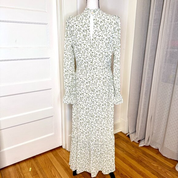 Reformation Hallie Ivy Maxi Dress - Size 8 - Picture 4 of 14